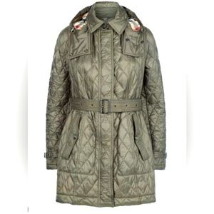 Burberry Brit Finsbridge Long Quilted Coat